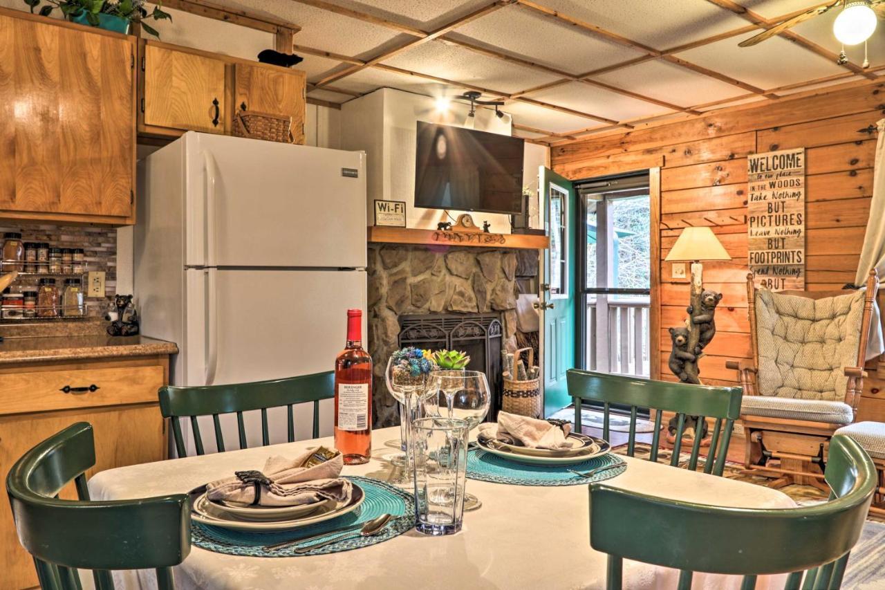 Smoky Mountain Cozy Cove Cabin Deck And Fire Pit! Cosby Exterior foto