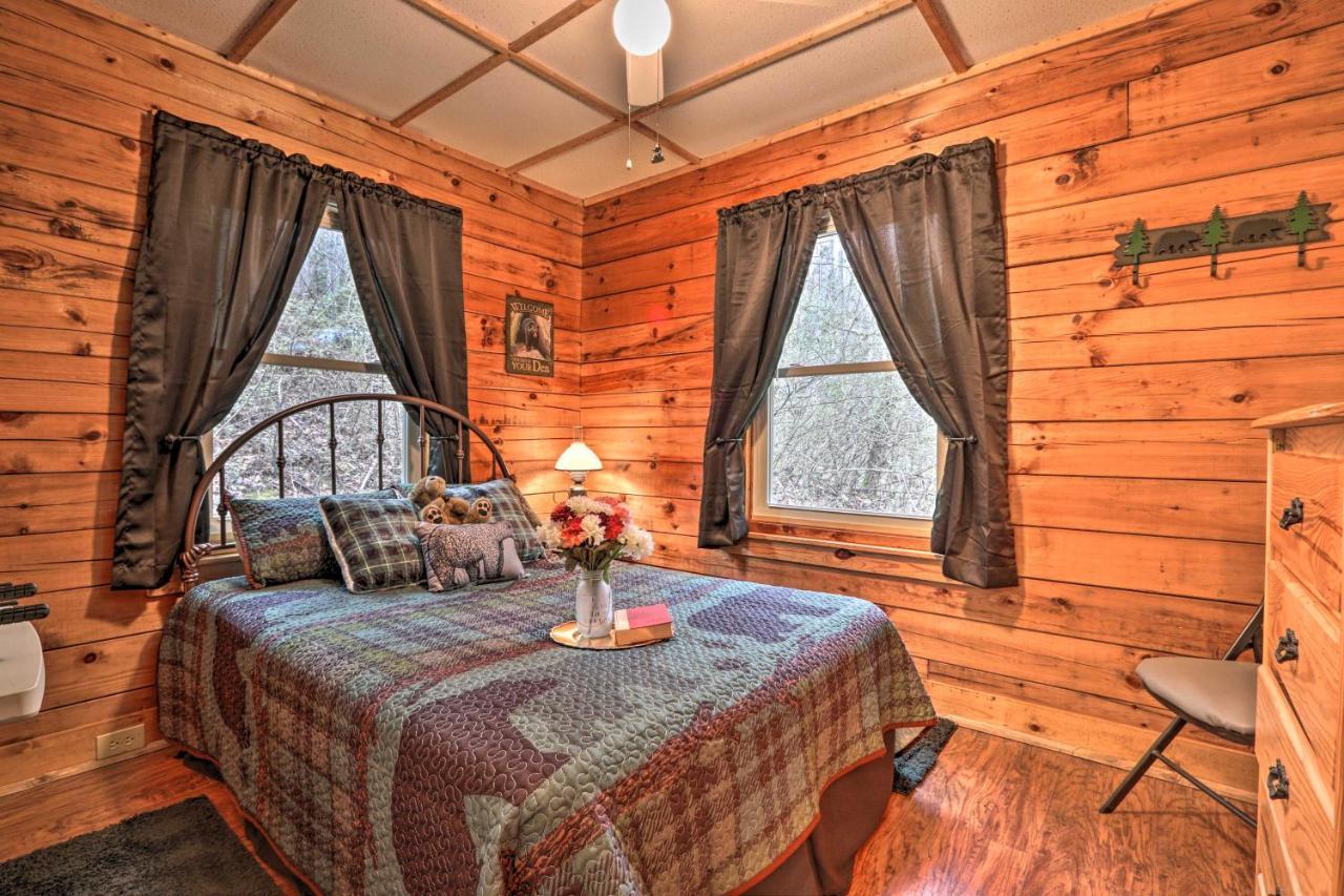 Smoky Mountain Cozy Cove Cabin Deck And Fire Pit! Cosby Exterior foto